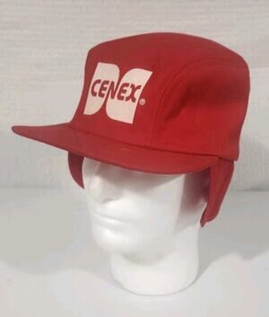 Vtg Cenex Farm Hat Advertising K-Brand Trucker Cap USA Patch 7-3/8